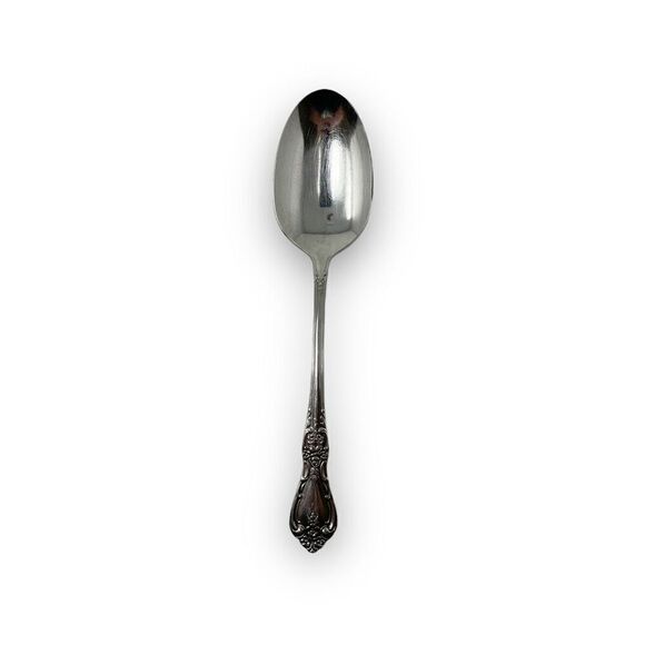 Rogers Dream Rose Bud Stainless Flatware Silverware One Soup Spoon Korea Floral - Picture 1 of 6